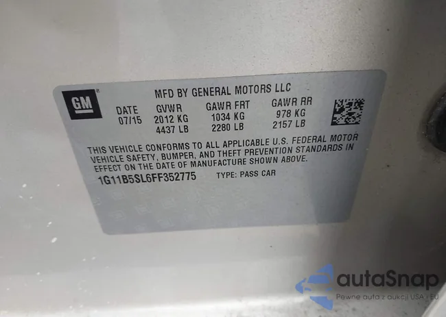 1G11B5SL6FF352775: 44152189