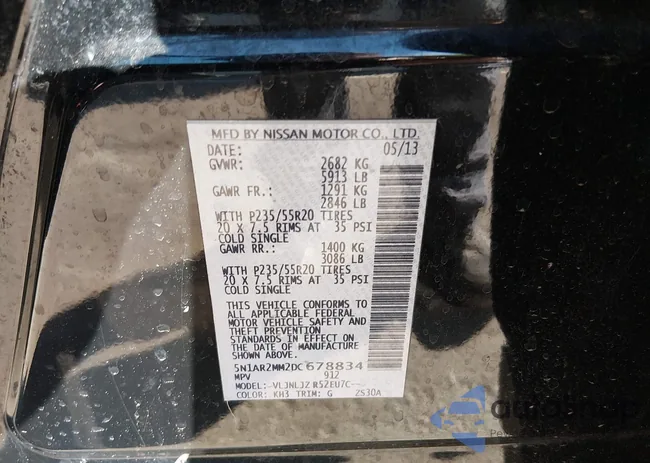 5N1AR2MM2DC678834: 44152193