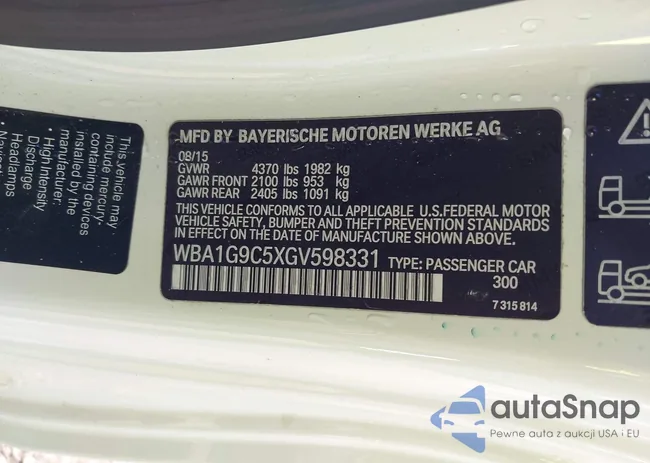 WBA1G9C5XGV598331: 44152414