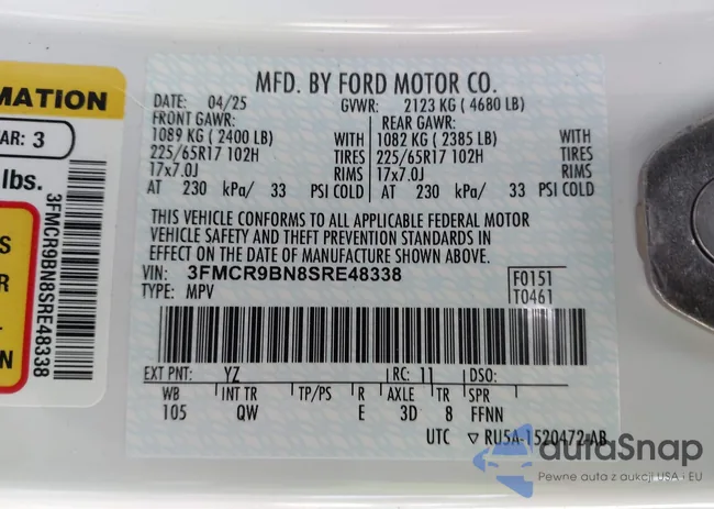 3FMCR9BN8SRE48338: 44152434