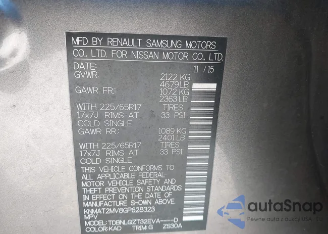 KNMAT2MV8GP628323: 44153471