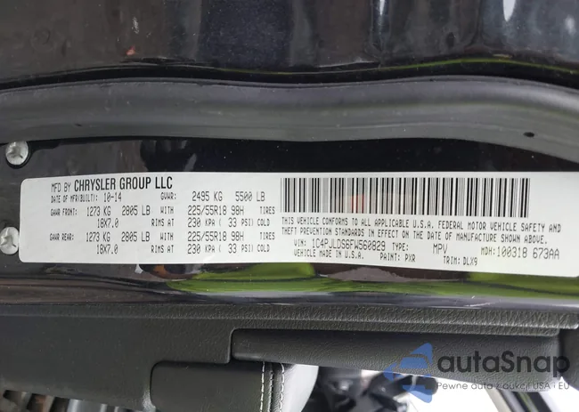 1C4PJLDS6FW560829: 44153486