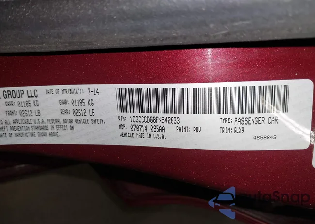 1C3CCCDG8FN542833: 44153648