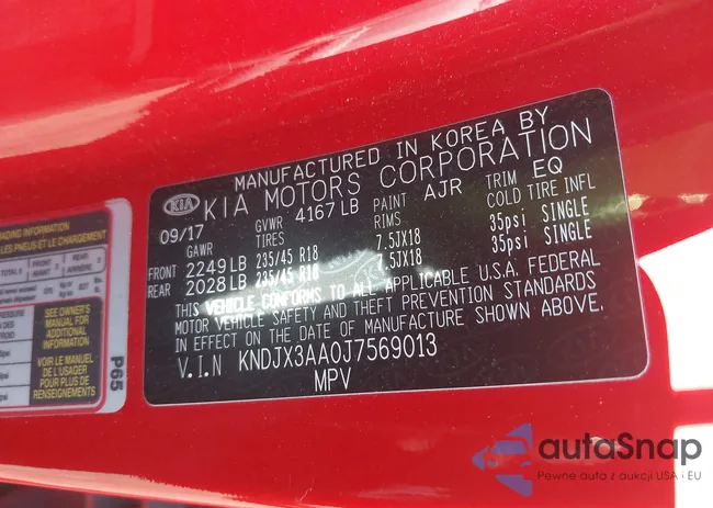 KNDJX3AA0J7569013: 44153649