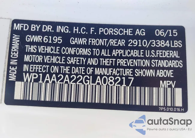 WP1AA2A22GLA08217: 44153845
