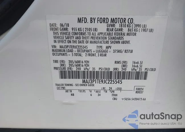 MAJ3P1TE9JC225545: 44153874