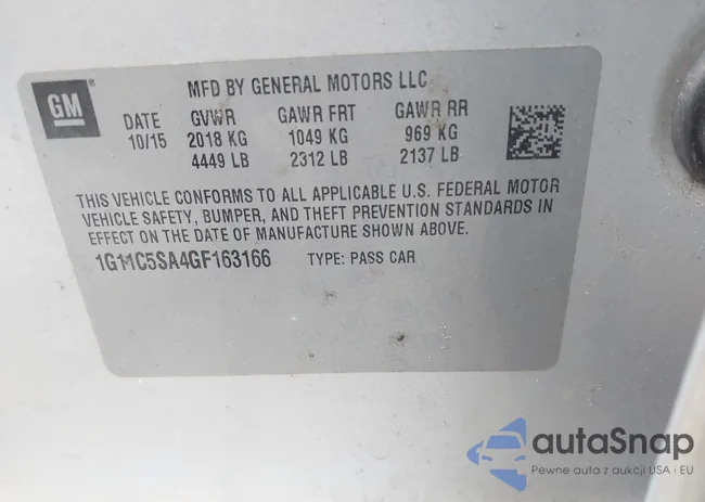 1G11C5SA4GF163166: 44153931