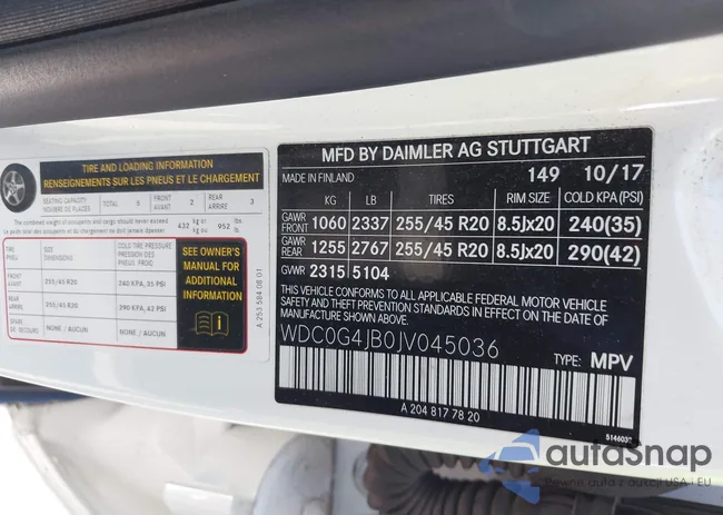 WDC0G4JB0JV045036: 44153938