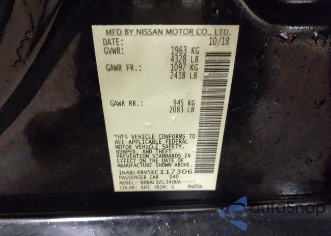 1N4BL4BV5KC117306: 44154031