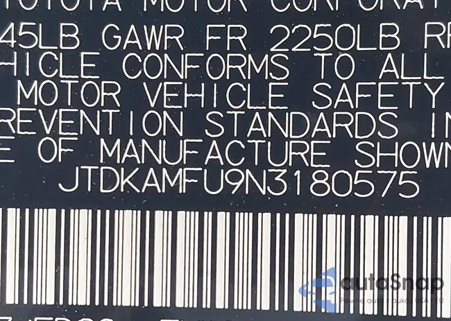 JTDKAMFU9N3180575: 44153082