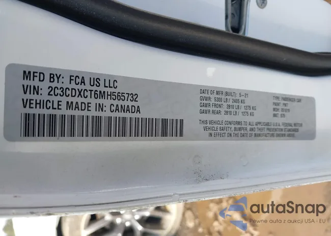 2C3CDXCT6MH565732: 44153133