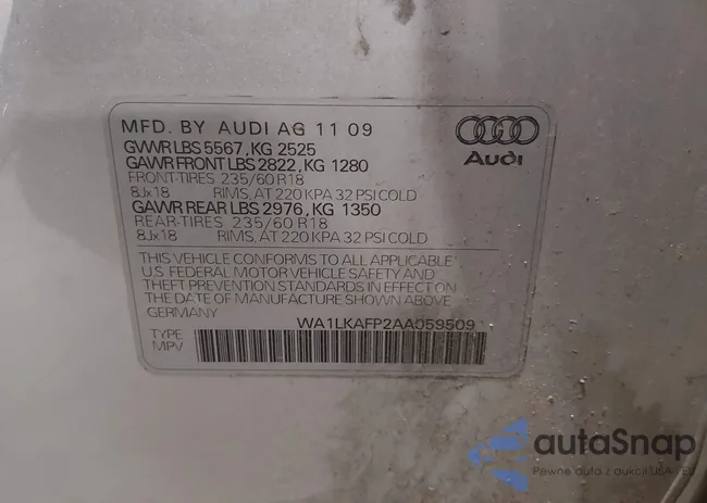 WA1LKAFP2AA059509: 44153191