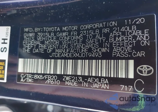 JTDEAMDEXMJ019493: 44153235