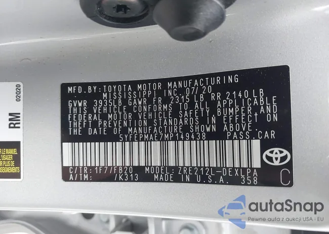 5YFEPMAE7MP149438: 44153289