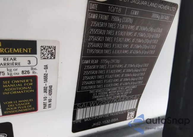 SALWV2SV7KA420540: 44154496