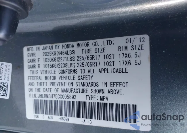 JHLRM3H75CC005893: 44154517