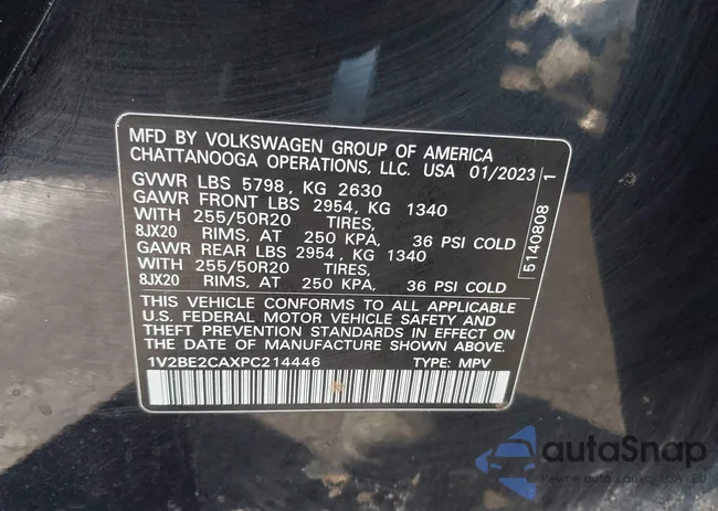 1V2BE2CAXPC214446: 44154651