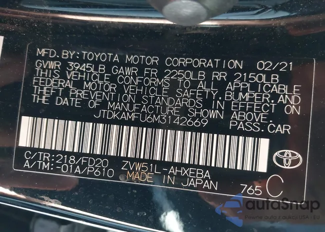 JTDKAMFU6M3142669: 44154659