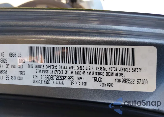 1C6RD6KT2CS321026: 44154662