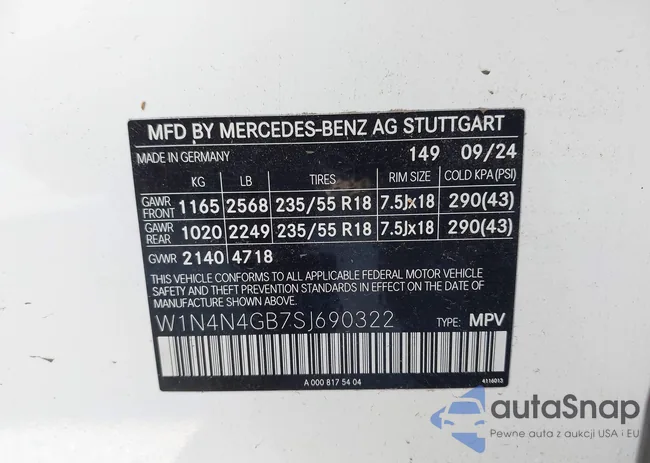 W1N4N4GB7SJ690322: 44154684