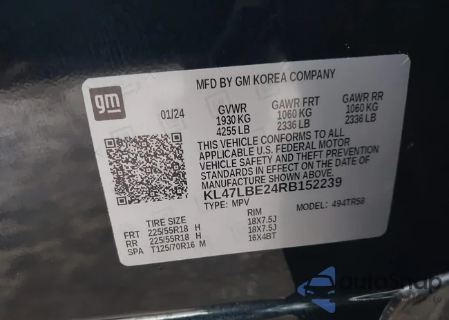 KL47LBE24RB152239: 44154705