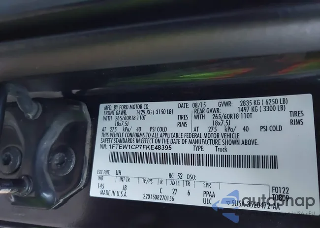 1FTEW1CP7FKE48395: 44154710