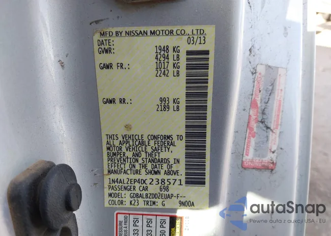 1N4AL2EP4DC238571: 44154724