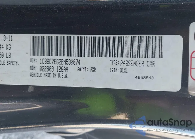 1C3BC7EG2BN530074: 44154920