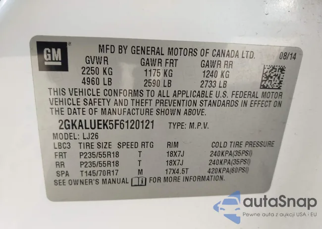 2GKALUEK5F6120121: 44154973