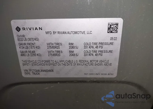 7FCTGAALXNN004908: 44154229