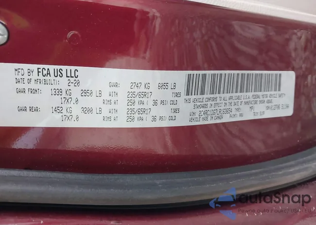 2C4RC1DG7LR163654: 44154282