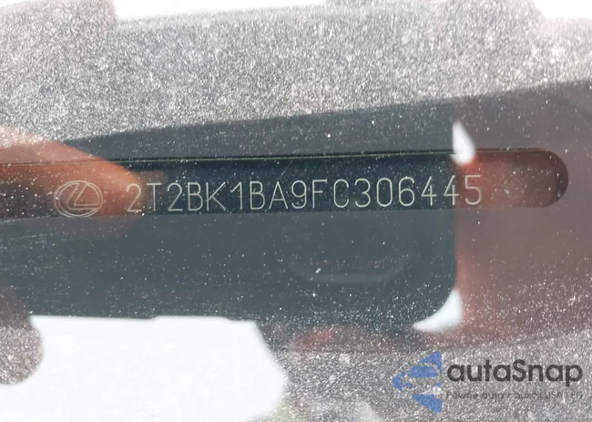 2T2BK1BA9FC306445: 44154309