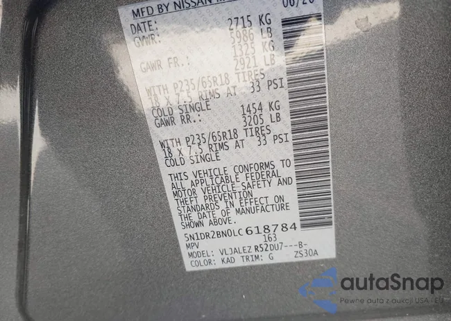 5N1DR2BN0LC618784: 44154401