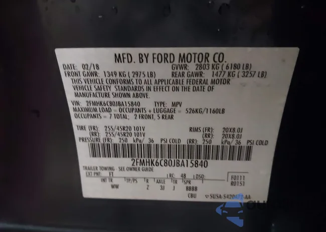 2FMHK6C80JBA15840: 44154411