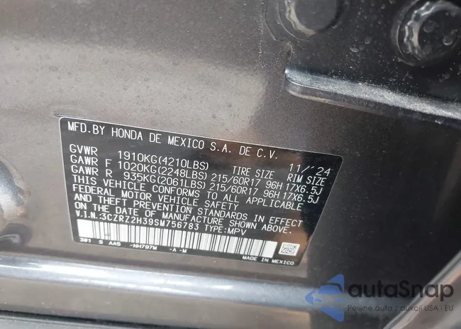 3CZRZ2H39SM756783: 44155480