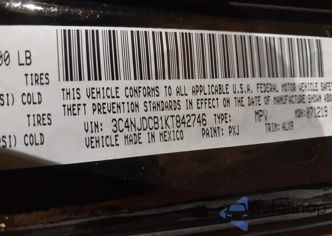 3C4NJDCB1KT842746: 44155487