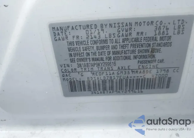 3N1AB7AP9KY299616: 44155542