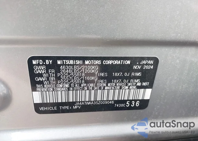 JA4ATWAA3SZ009046: 44155943