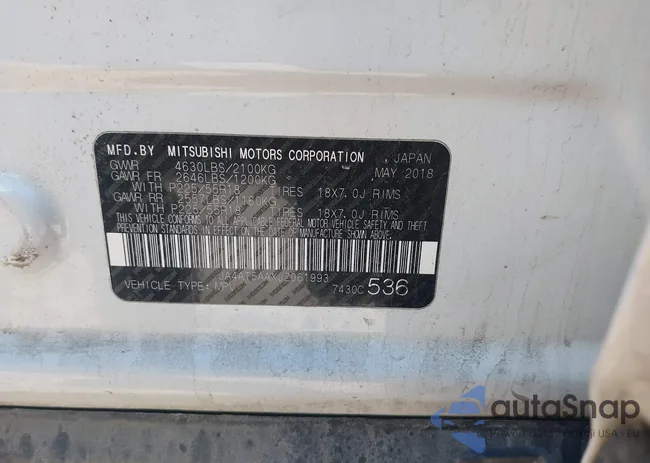 JA4AT5AAXJZ061993: 44155959