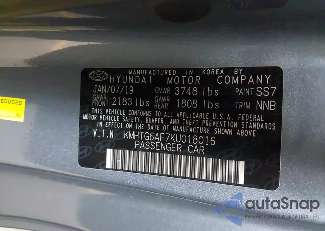 KMHTG6AF7KU018016: 44155149