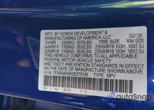 7FARS6H56SE079106: 44155171