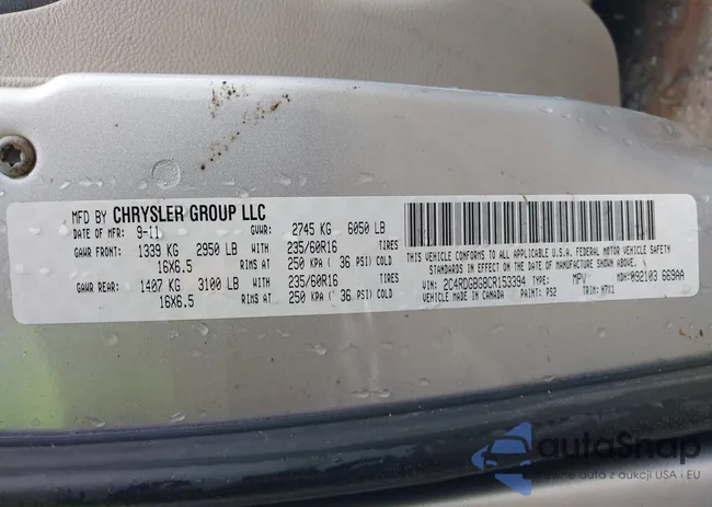 2C4RDGBG8CR153394: 44155185