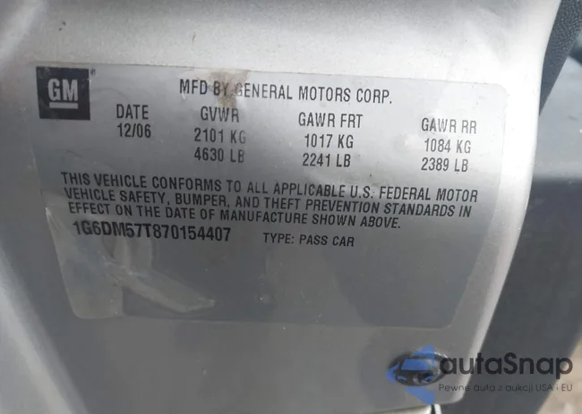 1G6DM57T870154407: 44155418