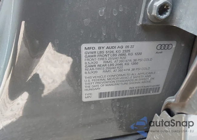 WA1EECF34N1140090: 44156501