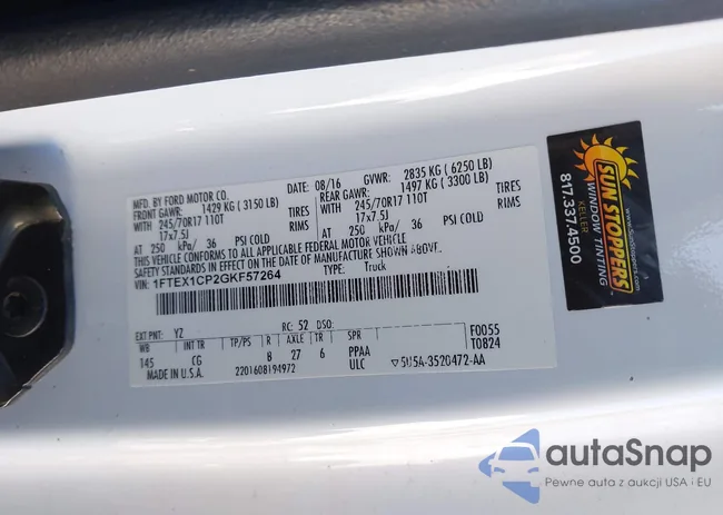 1FTEX1CP2GKF57264: 44156549