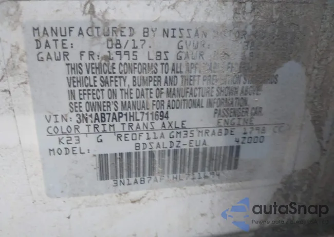 3N1AB7AP1HL711694: 44156595