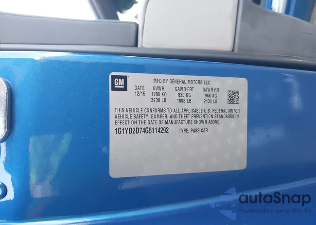 1G1YD2D74G5114292: 44156695