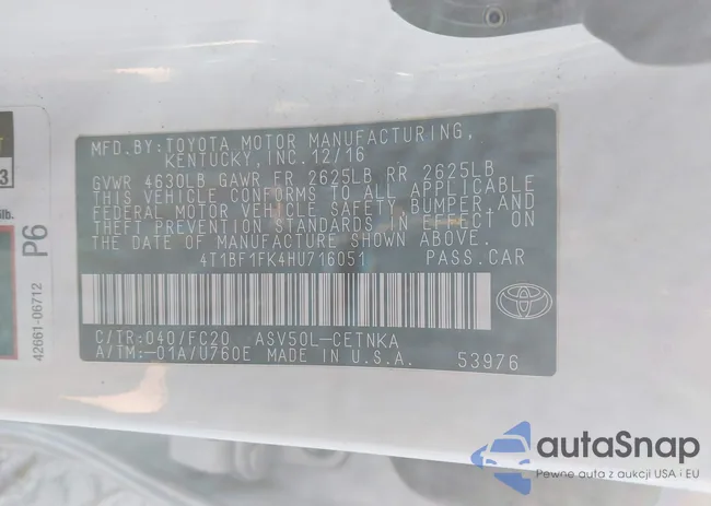 4T1BF1FK4HU716051: 44156727