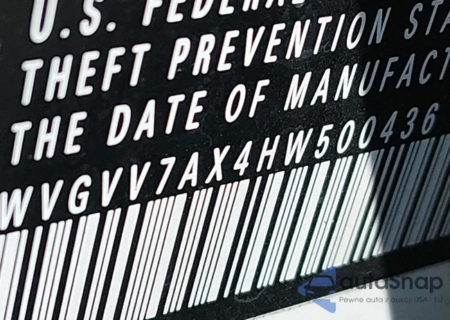 WVGVV7AX4HW500436: 44156732