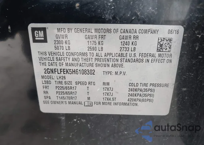 2GNFLFEK5H6108302: 44156744